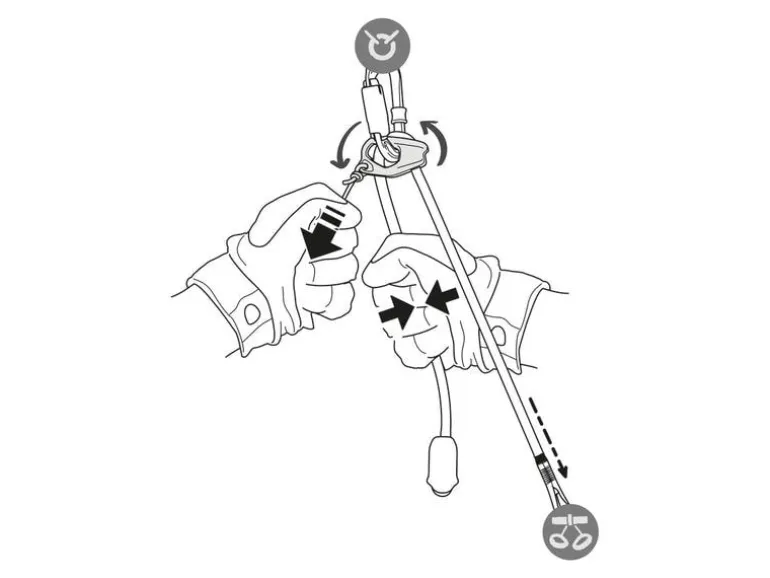 Petzl Connect Adjust Lanyard, Orange