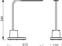 Philips Bucket Tischleuchte weiss 200 lm