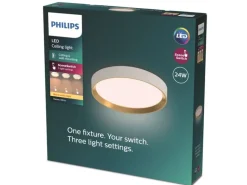 Philips Deckenleuchte Hanno SceneSwitch 2700K, 2700 Lm, Weiss-Gold