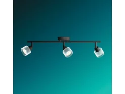 Philips Horen Aufbauspot 3x Balken ohne Leuchtmittel GU10, schwarz