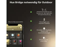 Philips Hue Aussenstrahler White Outdoor Welcome Flutlicht Schwarz