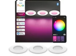 Philips Hue Deckenleuchte WCA Slim Recessed Light S 3er, weiss