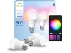 Philips Hue Essential, E27, 8 W, White & Colour, 3 Stück
