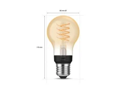 Philips Hue Leuchtmittel White E27 Einzelpack Filament 550 lm