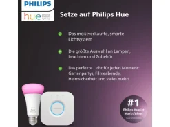 Philips Hue Leuchtmittel White E27 Einzelpack Filament 550 lm