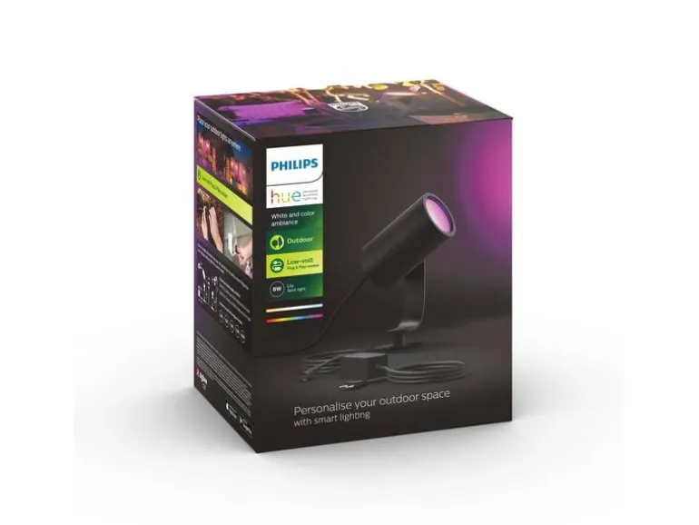 Philips Hue Outdoor Gartenspot Lily 17427/30/P7 Basis Set