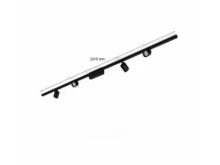 Philips Hue Perifo Basis-Set Deckenleuchte 4 Spots Schwarz