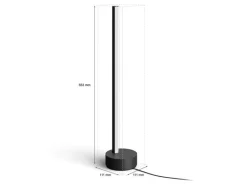 Philips Hue Tischleuchte Gradient, Signe, 12 W, Schwarz