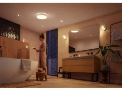 Philips Hue White Amb. Devere Deckenleuchte M weiss 1900 lm + Dimmer