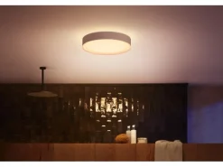 Philips Hue White Amb. Devere Deckenleuchte M weiss 1900 lm + Dimmer