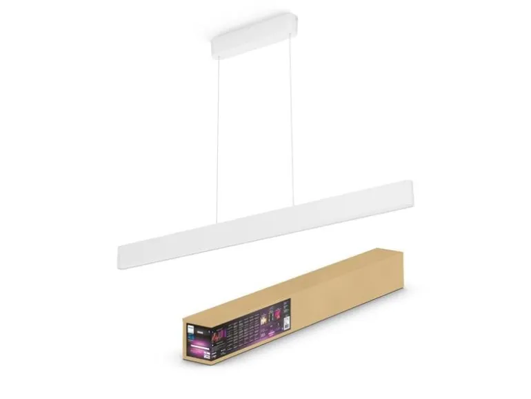 Philips Hue White & Col. Amb. Ensis Pendelleuchte weiss 4750 lm