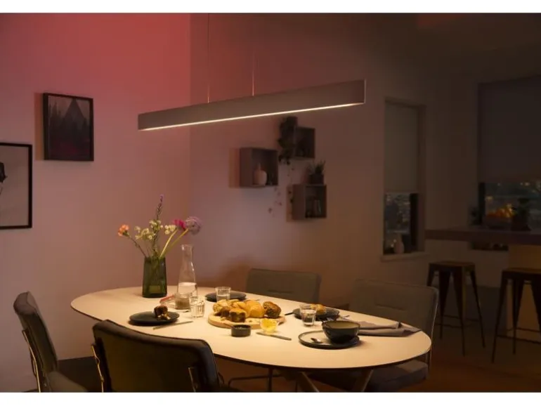 Philips Hue White & Col. Amb. Ensis Pendelleuchte weiss 4750 lm