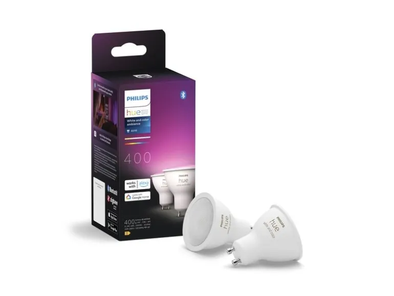 Philips Hue White & Color Ambiance GU10 Doppelpack 2 x 400 lm