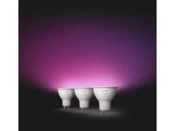 Philips Hue White & Color Ambiance GU10 Dreierpack 3 x 400 lm