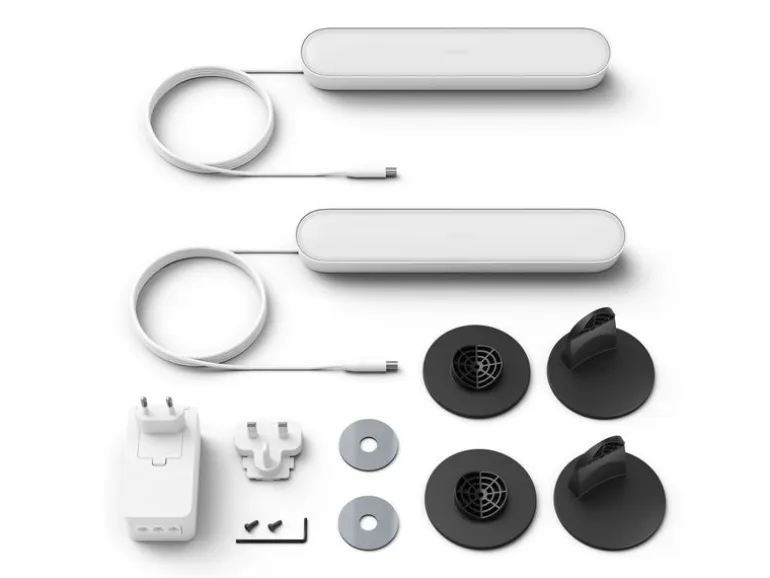 Philips Hue White & Color Ambiance Play 2er-Pack Lightbar Basis Weiss