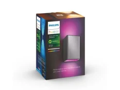 Philips Hue White & Color Ambiance Outdoor Resonate Wandleuchte Silber