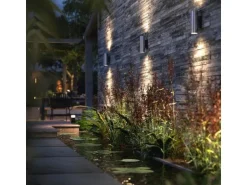 Philips Hue White & Color Ambiance Outdoor Appear Wandleuchte Edelstahl