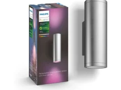 Philips Hue White & Color Ambiance Outdoor Appear Wandleuchte Edelstahl