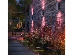 Philips Hue White & Color Ambiance Outdoor Appear Wandleuchte Edelstahl