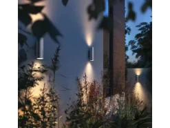 Philips Hue White & Color Ambiance Outdoor Appear Wandleuchte Edelstahl