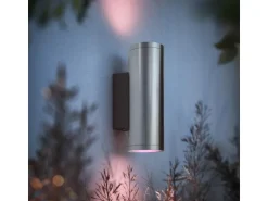 Philips Hue White & Color Ambiance Outdoor Appear Wandleuchte Edelstahl