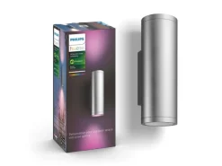 Philips Hue White & Color Ambiance Outdoor Appear Wandleuchte Edelstahl