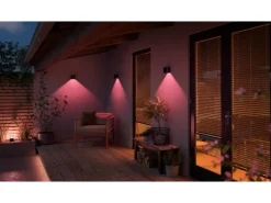 Philips Hue White & Color Ambiance Outdoor Resonate Wandl. Schwarz