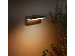 Philips Hue White & Color Ambiance Outdoor Nyro Wandleuchte Schwarz