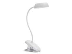Philips LED Schreibtischleuchte Donutclip, 2.3W, 4000K, USB, weiss