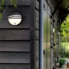 Philips myGarden Wandleuchte Yarrow, 600 lm, Schwarz + Sensor