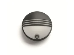 Philips myGarden Wandleuchte Yarrow, 600 lm, Schwarz + Sensor
