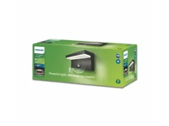 Philips myGarden Wandleuchte Bustan, 1000 lm, Anthrazit + Sensor