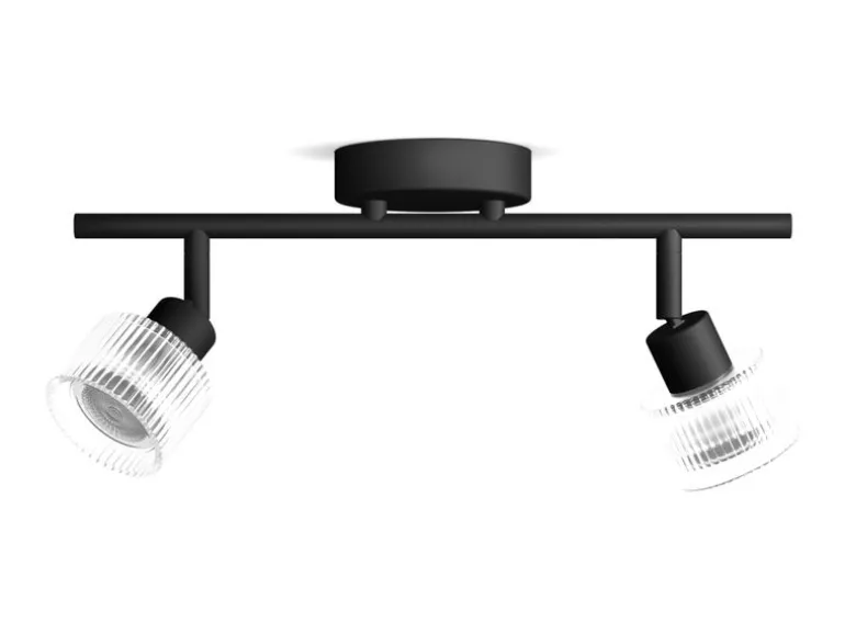 Philips Philips Horen Aufbauspot 2 x 5W ohne Leuchtmittel Schwarz