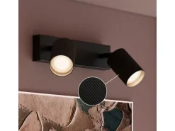 Philips Philips Wyatt Aufbauspot 2er ohne Leuchtmittel GU10, schwarz