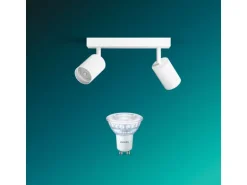 Philips Philips Wyatt Aufbauspot 2er ohne Leuchtmittel GU10, weiss