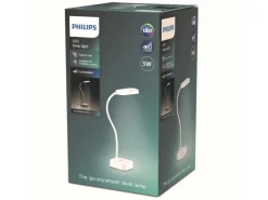 Philips Schreibtischleuchte Rock, 5W, 4000K, Weiss