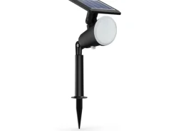Philips Solar Jivix Spotleuchte Spiess, Lichtsensor, 2700K, schwarz