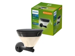 Philips Wandleuchte Solar Kyna, 3.8W, 2700 K, 400 lm, Schwarz