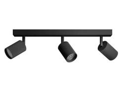 Philips Wyatt Aufbauspot 3er Balken ohne Leuchtmittel schwarz
