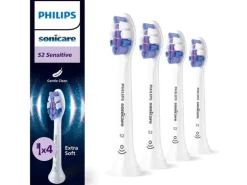 Philips Zahnbürstenkopf Sonicare Sensitive HX6054/87 4 Stück