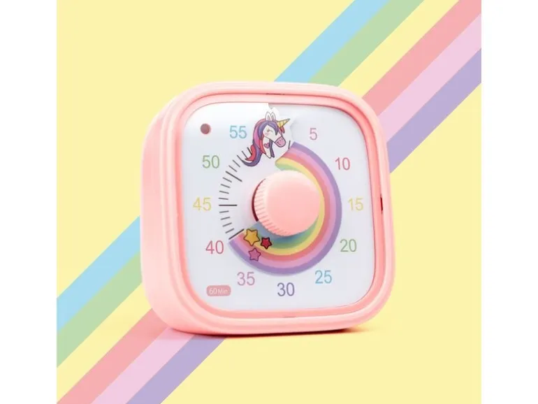 PiepEi Küchentimer Rainbow Ride, Hellrosa