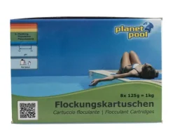 Planet Pool Flockungskartuschen Flockfix 8 x 125 g / 1 kg