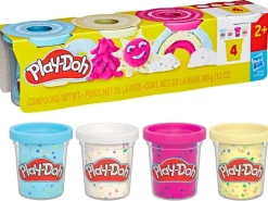Play-Doh Knetmasse 4er Pack Konfetti