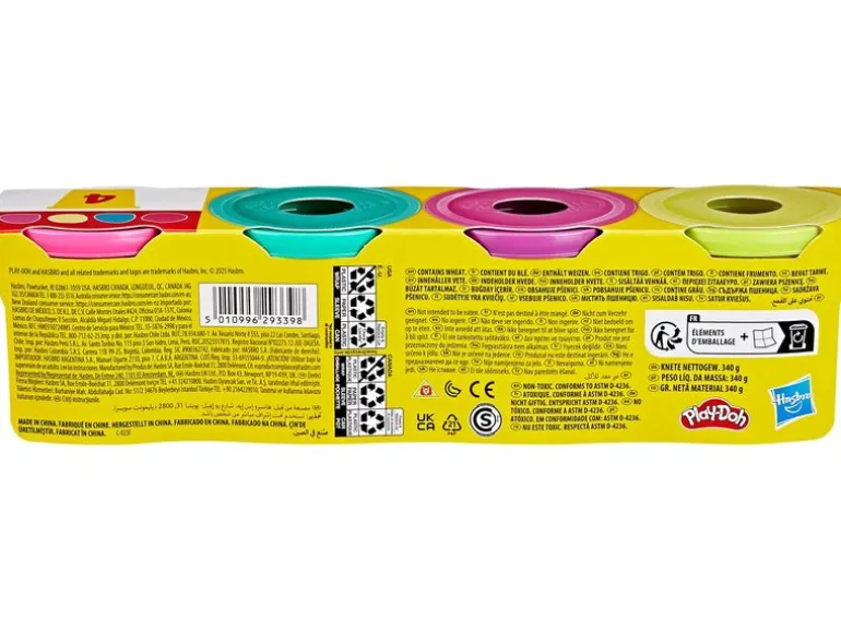 Play-Doh Knetspielzeug Vibrant, 4er Pack