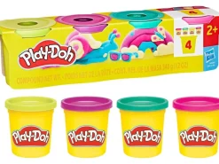Play-Doh Knetspielzeug Vibrant, 4er Pack