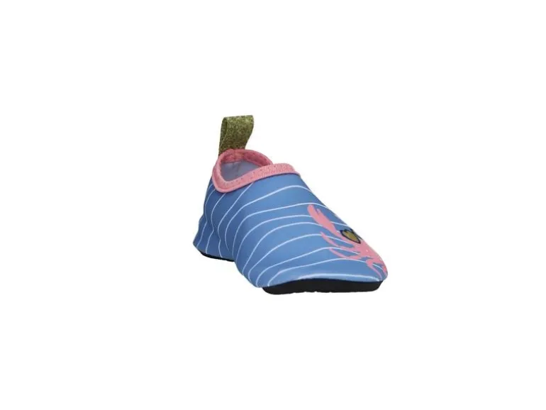 Playshoes Barfuss Krebs Blau/Pink Gr. 18-19