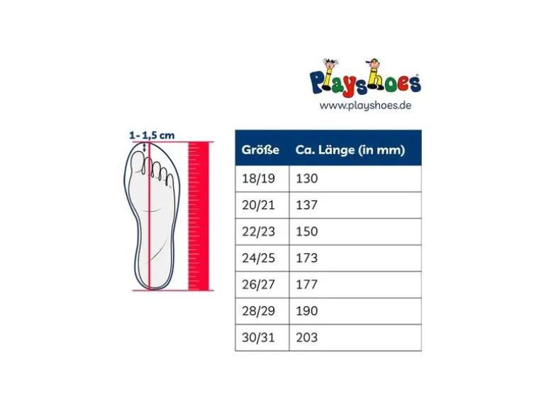 Playshoes Barfuss Krebs Blau/Pink Gr. 18-19