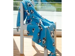 Playshoes Kuscheldecke Fussball 75 x 100 cm