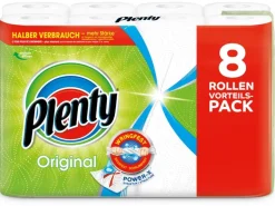 Plenty Haushaltspapier Original 8 Rollen à 45 Blatt