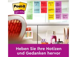 Post-it Notizzettel Super Sticky Playful Collection 7.6 x 7.6 cm